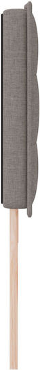 vidaXL Klappbar Bett Kopfteil aus Stoff in Braun Farbe 80x7x78cm