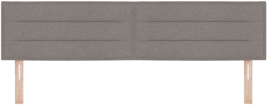 vidaXL Klappbar Bett Kopfteil aus Stoff in Braun Farbe 80x7x78cm