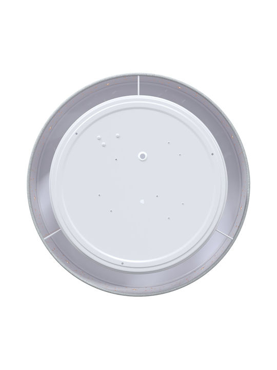 vidaXL Ceiling Mount Light 30cm Gray with Socket E27