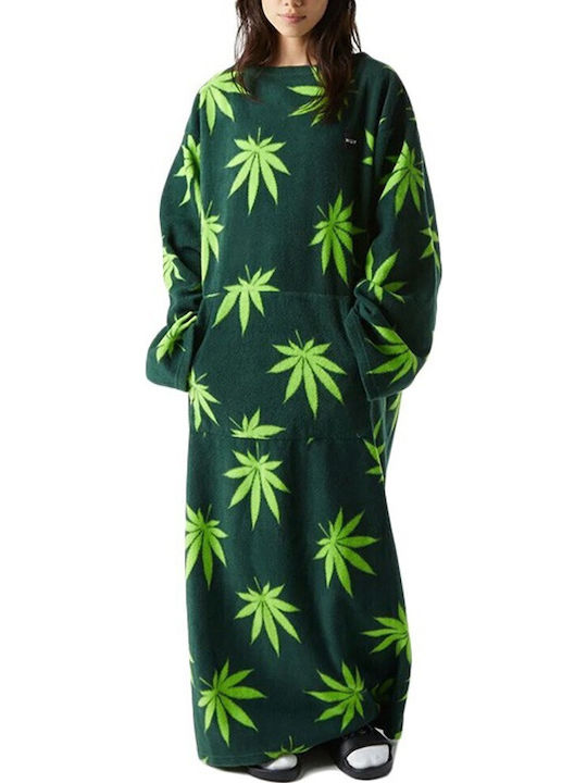 HUF Plantlife Plajă Poncho Verde