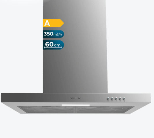 Cecotec Bolero Flux Απορροφητήρας Καμινάδα 60cm Inox