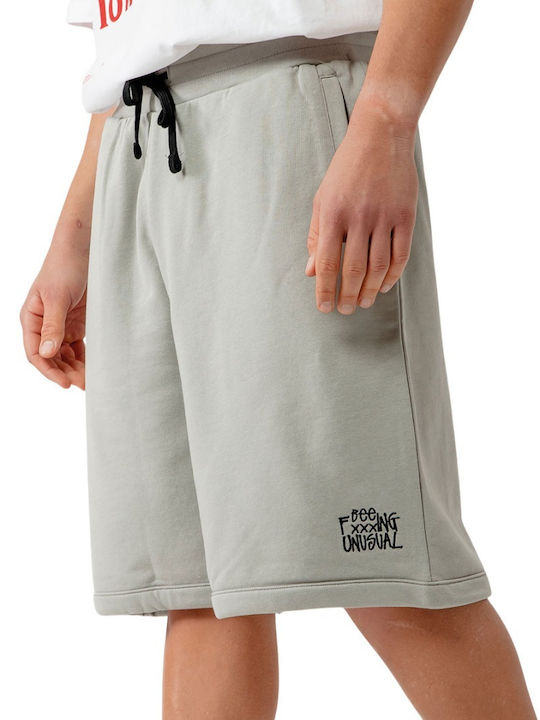 Fxxxing Unusual Men's Shorts Neutral Gray