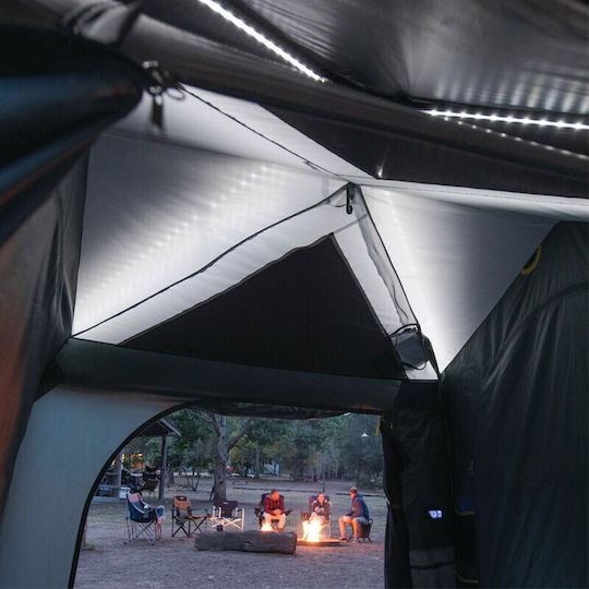 OZtrail Fast Frame Lumos 10p Automatic Camping Tent Grey for 10 People 600x220x200cm