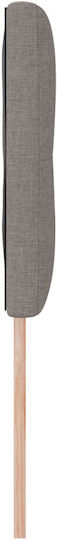 vidaXL Stoff-Kopfstütze für Betten Beige 144x88cm