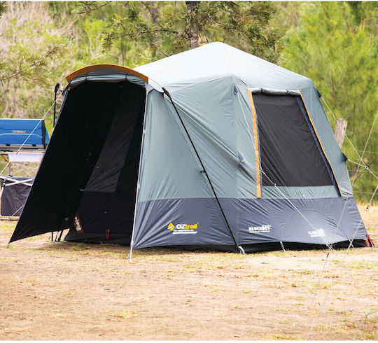 OZtrail Fast Frame Lumos Automatic Summer Camping Tent Grey for 6 People 505x280x195cm
