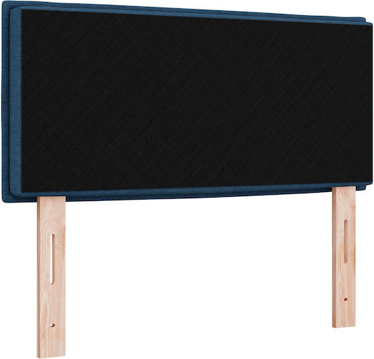 vidaXL Fabric Bed Headboard Cushion Blue 90x88cm