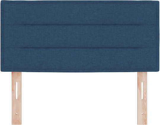 vidaXL Fabric Bed Headboard Cushion Blue 90x88cm