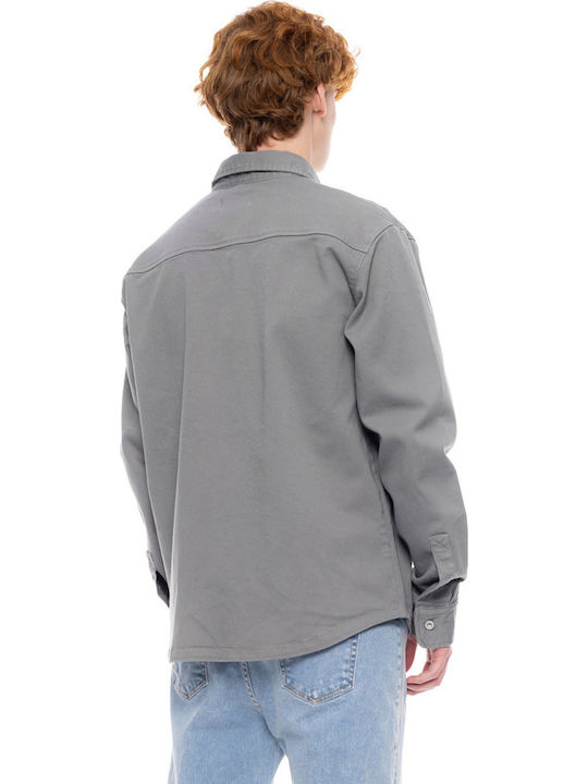 Langärmlig Jeans Hemd Grey