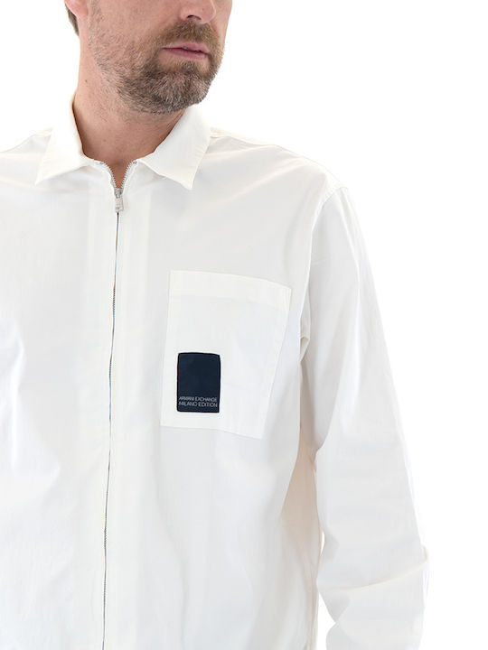 Long-sleeved Cotton Shirt White