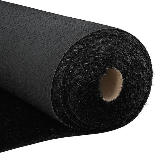 Synthetic Turf in Roll 1x2m and 30mm Height in Black Colour