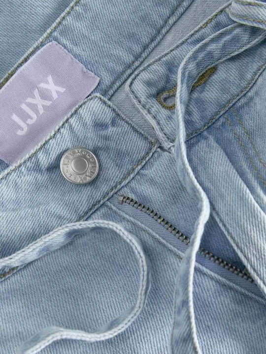 Γυναικείο Λινό Σορτς Light Blue Denim