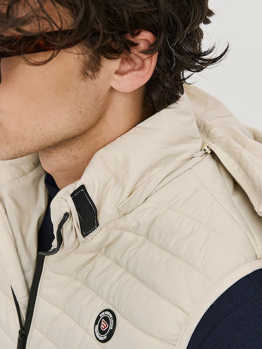 Sleeveless Jacket Ecru