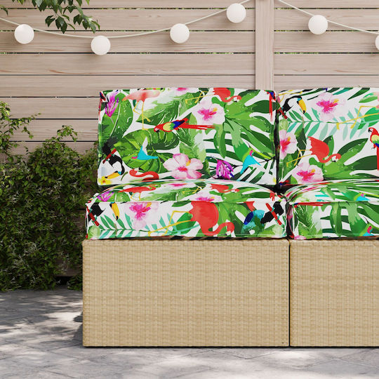 vidaXL Gartenstuhlkissen Mehrfarbig 70x70cm