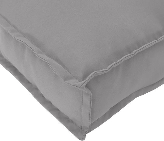 vidaXL Pernă Waterproof De Canapea De Grădină Cu Spătar Gri 50x120cm