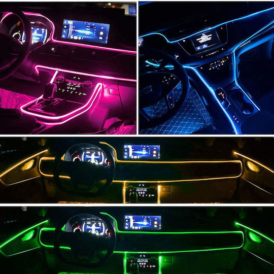 GloboStar Interior Decorative Car Lighting System 12V RGB