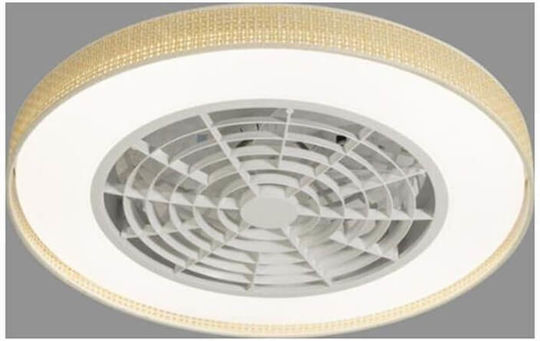 Lineme Kite Plafonieră 53cm cu Lumină Bej / Maro