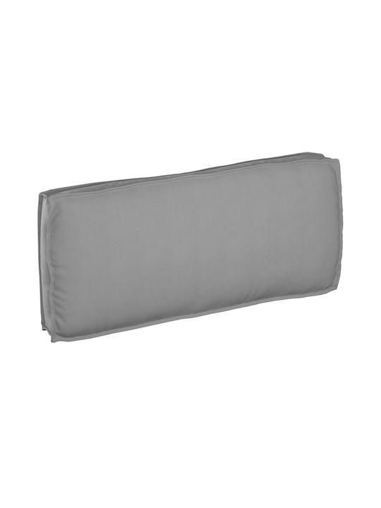 vidaXL Pernă Waterproof De Canapea De Grădină Cu Spătar Gri 50x120cm