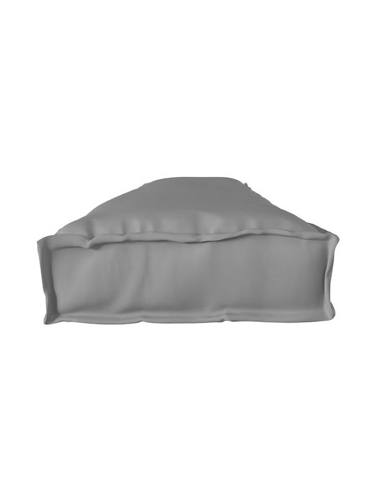vidaXL Waterproof Bench Cushion for Garden Bench Gray 40x200cm