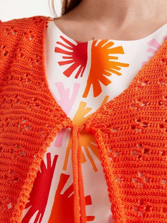 Damen Jacke Orange