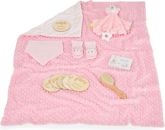 Cangaroo Baby Gift Set made of Wood for Girl 6pcs