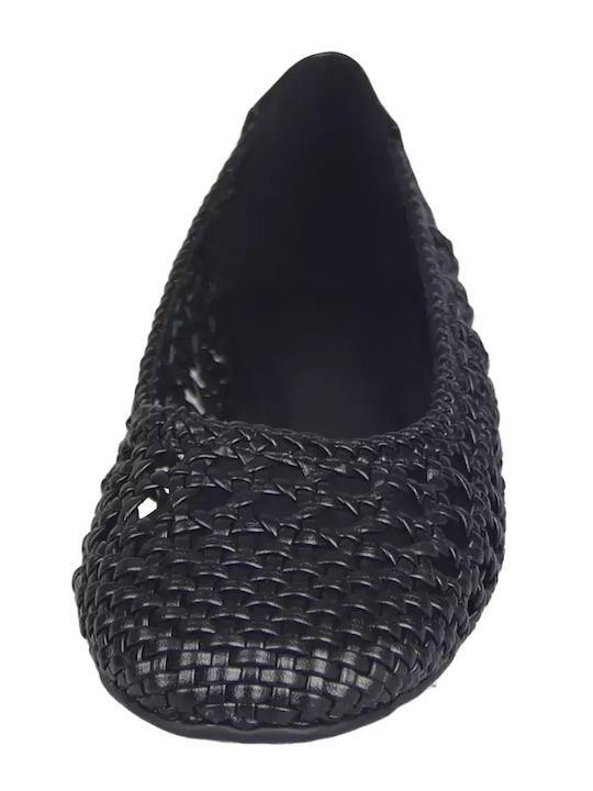 Damen Ballerinas Schwarz