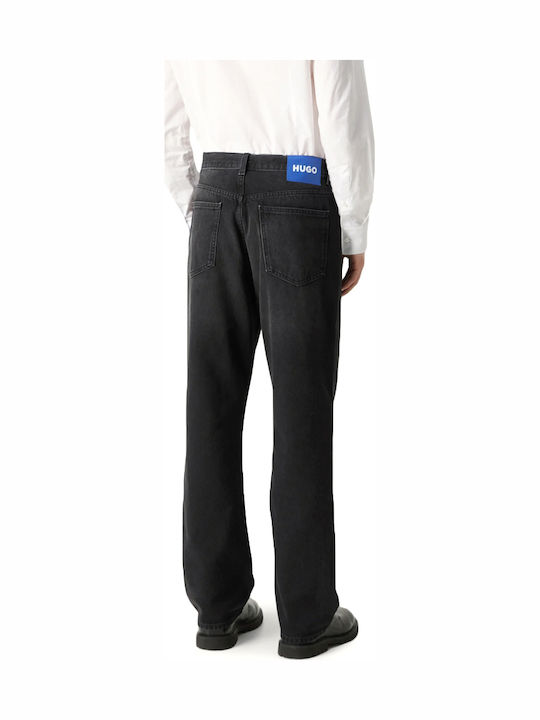 Boss Nate Pantaloni Blugi pentru Bărbați Lejer Fit Baggy Cărbune de lemn