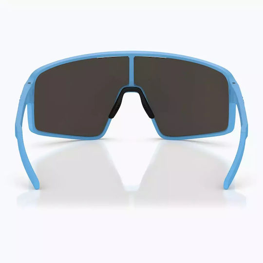Bliz Cycling Glasses with Blue Frame & Mirror / Polarized / Photochromic Lenses