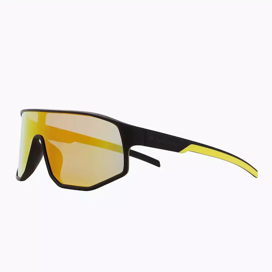 Red Bull Spect Dash Black Smoke Sunglasses Pinkish Revo