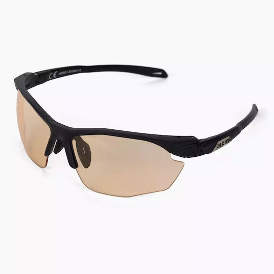 Alpina Twist Five Hr V Schwarz Matt Orange Sonnenbrille