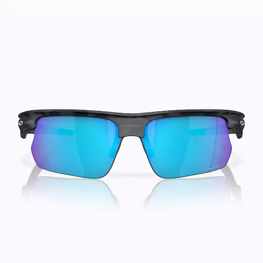 Oakley Bisphaera Sunglasses Matte Grey Camo Prizm Sapphire Polarized