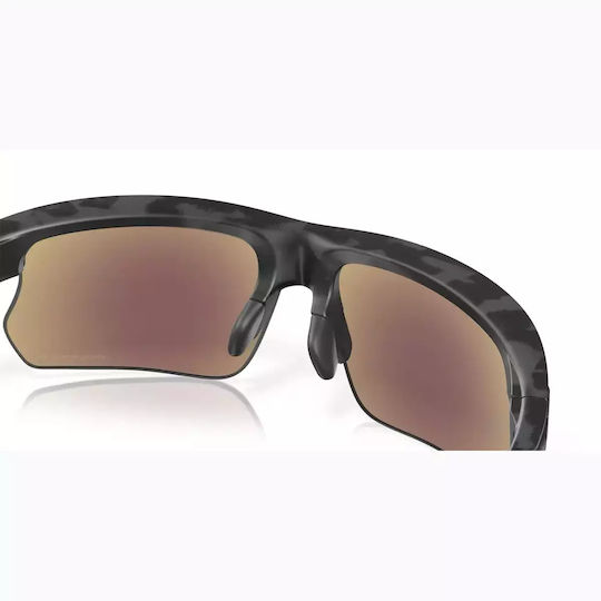 Oakley Bisphaera Sunglasses Matte Grey Camo Prizm Sapphire Polarized
