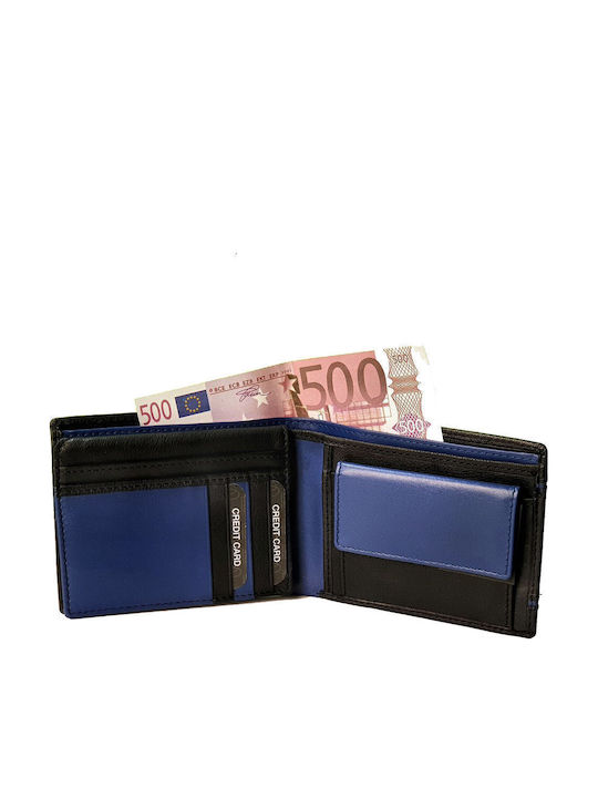 Δερμάτινο Ανδρικό Πορτοφόλι με RFID Μαύρο
