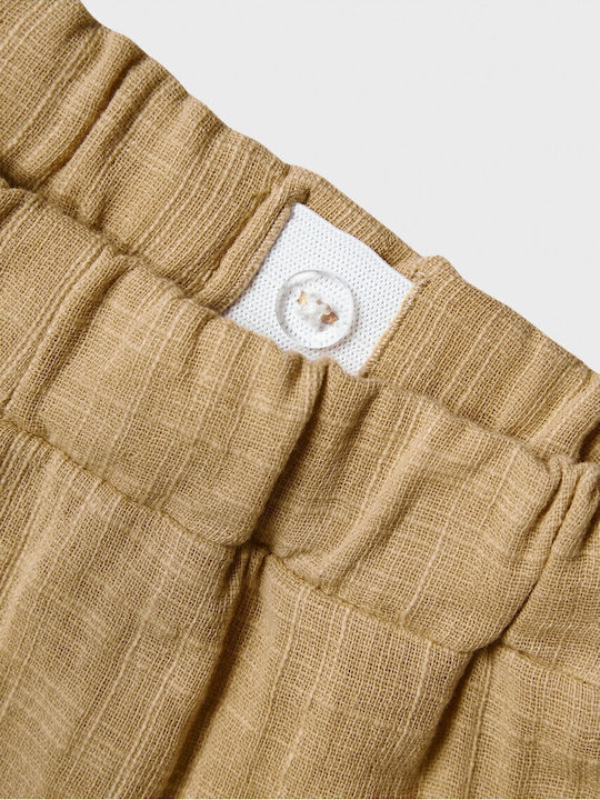 Kids' Linen Pants Beige