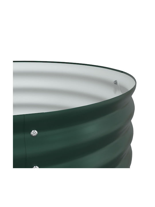 vidaXL Γλάστρα Μεταλλική Πράσινο 240x80x81εκ.