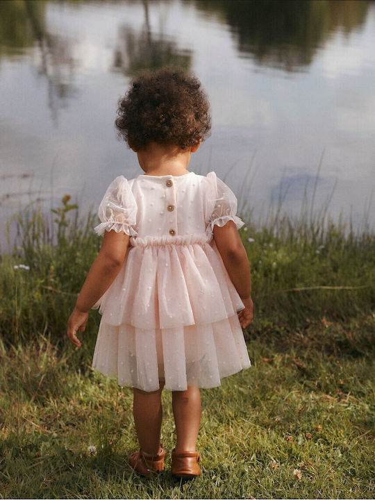 Lil' Atelier Babystrampler Kurzärmelig Pink