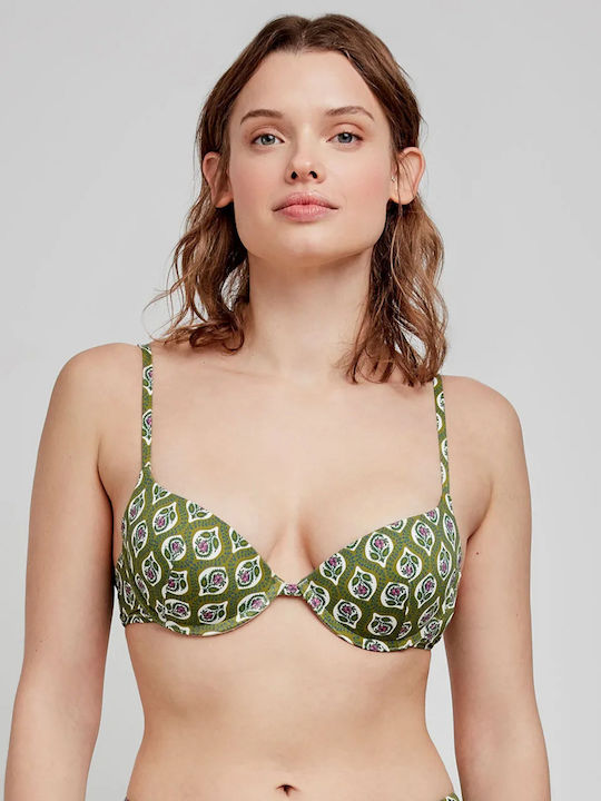 Padded Underwire Bikini Bra Multicolour 2/30203-Top