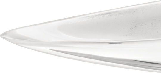 vidaXL Φρουτιέρα Μεταλλική Ασημί 53x10x9εκ.