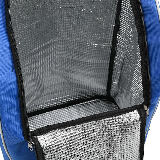Metallisch Einkaufswagen Klappbar Blau 33x36x30cm