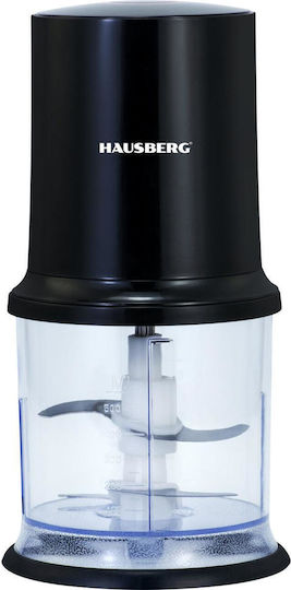 Hausberg Πολυκόπτης Multi 400W με Δοχείο 500ml Μαύρος