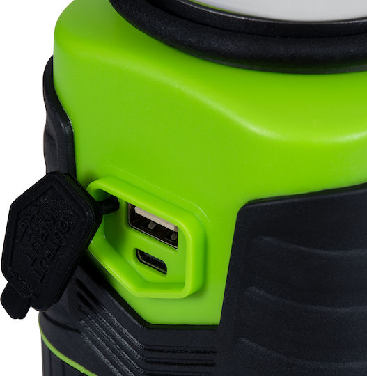GloboStar Rechargeable Led Lantern for Camping Waterproof with Flashlight 1000lm 10W