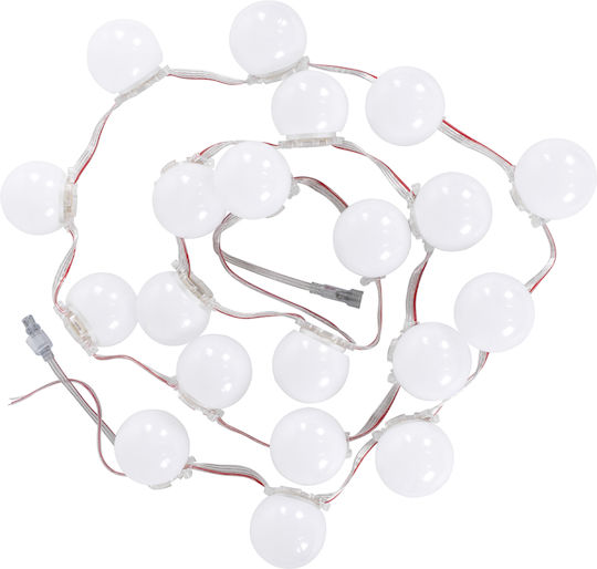 20 Λαμπάκια LED 2μ. RGB σε Σειρά