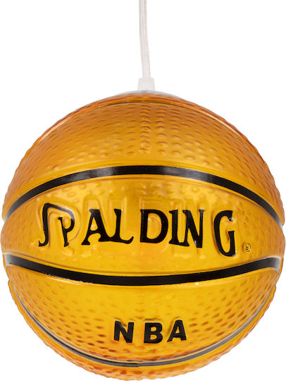 GloboStar Spalding Nba Einfaches Licht Kinderdeckenleuchte Deckenleuchte mit Fassung E27 Orange 18x18cm