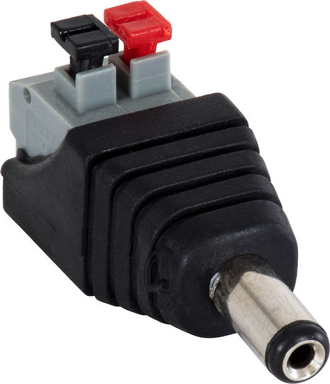 GloboStar Connection Plug for CCTV Systems Black 70677