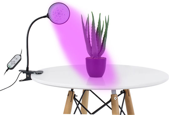 GloboStar Desk Grow Light with LED and Power 5W L10xW20xH36cm.