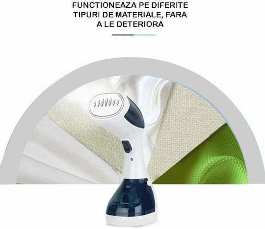 Aparat de călcat cu abur pentru haine de Mână 1100W cu rezervor 200ml Albastru