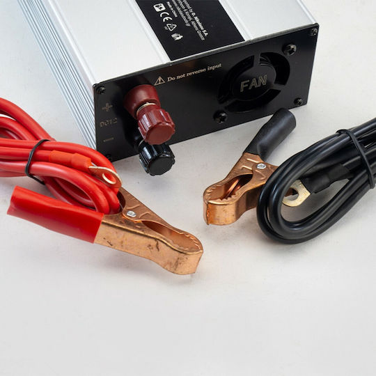 Bormann BMI1010 Invertor Auto 1000W pentru Convertirea 12V DC în 220V AC cu 1xUSB