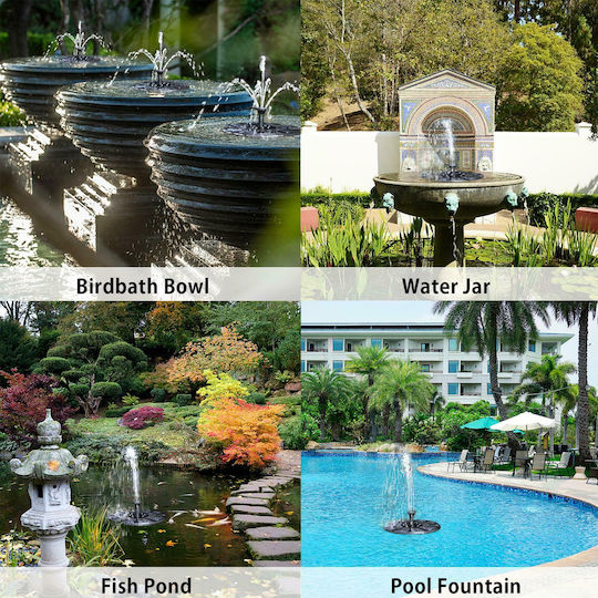 GloboStar 71531 Fountain 3W with LED Light 18x18x8cm