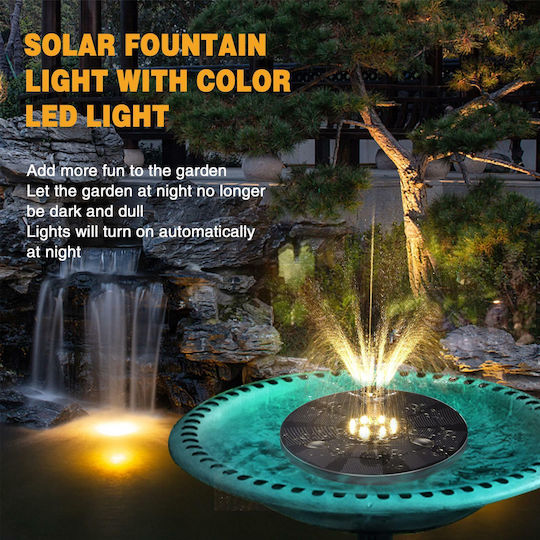 GloboStar 71531 Fountain 3W with LED Light 18x18x8cm