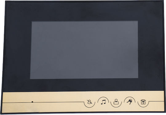 GloboStar Wireless Video Intercom Set Wi-Fi Black