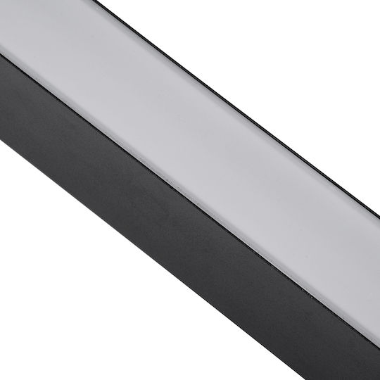 GloboStar Orion -P Commercial Linear LED Ceiling Light 72W Warm White IP20 Dimmable L120xD5.5xH7cm